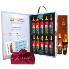 정관장 6년근 홍삼정 활기력 캐리어 기프트세트 20개입(홍삼농축액 비타민함량) 400ml+쇼핑백 선물세트(보자기포함) 1개, 1세트