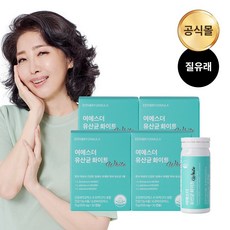 여에스더 질유래 유산균 화이트, 30캡슐, 4개