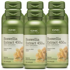 GNC 지엔시 보스웰리아 450mg 100정 6병, 6병+케이스