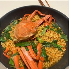 포항 구룡포 가성비 홍게 실속형 4.8kg 박달 연지 홍게, 실속홍게(3~4인용) +라면, 1개