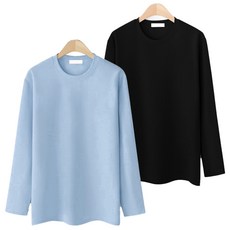 2장묶음 (1+1) 남녀공용 버블엠보 긴팔티 (MDLT647LW)