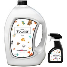 아토세이프 대용량 섬유향수 3L + 공병용기 450ml, 코튼 파우더, 1세트