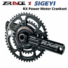 자전거파워미터 ZRACE x SIGEYI RX 파워 미터 크랭크 셋 / 12 스피드 체인 더브 하단 브래킷 BB29, 23.170mm - 52-36T - PF30