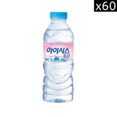 롯데칠성 아이시스 8.0 300ml x 20PET x 3묶음, 60개