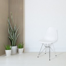 인테리어 모던 미드센츄리 체리스 의자, 화이트