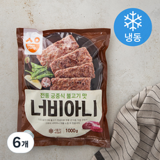 삼양 너비아니 (냉동), 1000g, 6개