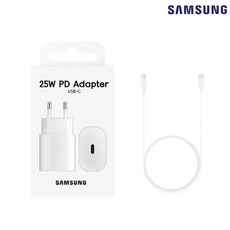 삼성 정품 25W PD 충전기 (1.8m 케이블 포함) EP-TA800N (제품 개봉시 교환 환불 불가), TA800N (화이트) + DX310 1.8m(화이트)