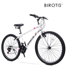 [22년형] 알톤 비로티스 M100S 21단 생활MTB자전거 26인치 남여공용, 비로티스 M100S - 화이트, 미조립