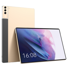 YIYAGI 10.1 4K WIFI 4+64GB 내장 Netflix 멀티미디어 태블릿PC P50 [한글 시스템] 2023형, 골드