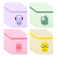 구디푸디 차량용 쓰레기봉투 랜덤색상, 랜덤발송, 60매