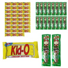 키드오 크리미버터 15g 36p + 타오케노이 빅롤클래식 3g 18p 세트, 키드오 크리미버터 36p +  타오케노이 빅롤클래식 18P, 1세트
