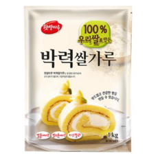 대두식품 박력쌀가루, 1kg, 1개