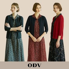 [쇼핑엔티] 23SS ODV 레이디 원피스+카디건 세트