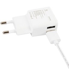 지파워 애플8핀 USB 2PORT 2A 고속 충전기, 화이트, 1개