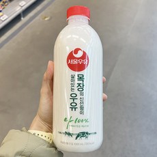 서울 목장신선우유 1L x 2개, 아이스보냉백포장