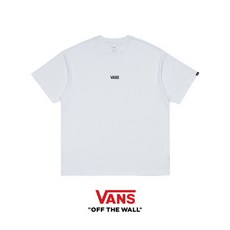 [반스] 코어 로고 반팔 티셔츠 VN000GX9WHT