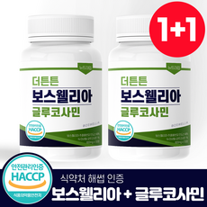 보스웰리아 글루코사민 100% 식약처 HACCP 뉴트라업, 2통(240정) 8개월