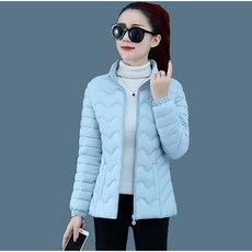 Momolatti 여성용 슬림 오리털 레귤러 핏 경량 자켓