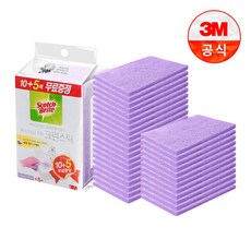 [3M]욕실청소용 크린스틱 시트타입 10+5입 2개