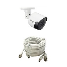 캠플러스 CCTV 뷸렛 카메라 200만화소 + 고급 동축 케이블, CPB-201