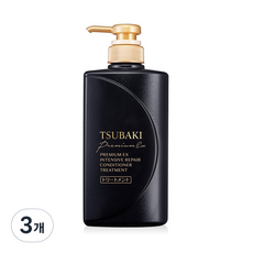 츠바키 프리미엄 EX 인텐시브 리페어 샴푸 로즈 부케 앤 카멜리아 허니 프루트 향, 490ml, 3개