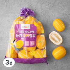 곰곰 당도선별 용암 꼬마참외 (10~14입), 2kg, 3봉