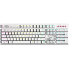 마이크로닉스 MANIC 게이밍 기계식 키보드 청축, 일반형, 화이트, EX580L