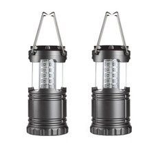 ZIO-BIZ LED 감성 캠핑랜턴 캠핑등 / LED 캠핑조명 캠핑램프 캠핑등 캠핑라이트 렌턴 감성 캠핑용품 차박캠핑용품 텐트조명 텐트등 후레쉬 손전등 작업등 비상등, 2개