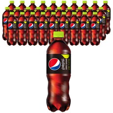 펩시 제로 슈거 라임향, 30개, 500ml