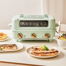 더바른식탁 전기 그릴팬 분리형 멀티그릴 고기 굽는 전기그릴 가정용 그릴 생선 그릴 생선구이기, VLA-TG1600