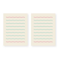 왈가닥스 메모지 볼드라인, Wave, 2개입