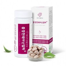 멜라토닌 세로토닌 영양제 증후군 스트레스 호르몬 코티졸 도파민 분비 부족 과로 만성 피로 회복제 개선 긴장 완화 수면 잠 건강 보조제 홍경천 추출물 테아닌 영양제 60정, 1개