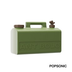 POPSONIC 워터저그 워터저그받침대 캠핑용품 대용량 물병 워터저그수도꼭지 네이처하이크 20L 3-4인용, 올리브그린