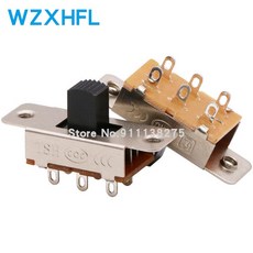 슬라이드폴대 타프 텐트 경량 가방 SS-23F19 더블 폴 3 스로우 위치 슬라이드 스위치 6 솔더 러그 핀 DIP 타입 고정 없음 G8MM 2P3T-G5 10 개