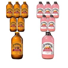 (혼합가능)분다버그 (BUNDABERG)핑크자몽+진저비어 375ml, 1세트