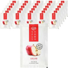 청춘농장 신선한 사과즙, 60개, 100ml