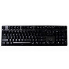 덱 헤슘 프로 기계식 유선키보드, KBA-CBL108P-WHI-PA-U-G1-KR, 블랙(청축), 일반형