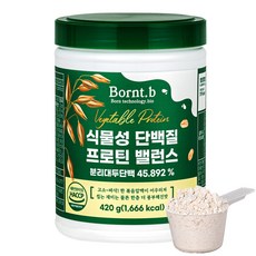 본트비 식물성 단백질 프로틴 밸런스, 1개, 420g