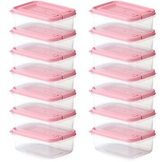 씨밀렉스 쿡밥 사각 전자레인지 용기 260ml, 랜덤 발송, 14개