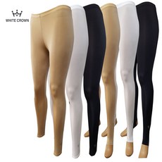 [화이트크라운골프] 냉감 고탄력 여성 골프 레깅스 골프웨어 골프이너웨어