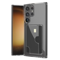5세컨즈 갤럭시 와이드6 에어아머 클리어 카드수납 범퍼 하드 젤리 케이스