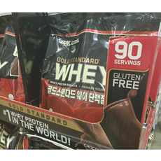 코스트코 짐승용량 whey 골드 스탠다드웨이 단백질보충제 초콜릿맛 2.74kg, 1개