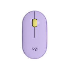 로지텍 페블 M350 무소음 무선 마우스 910-006746, 라벤더 레모네이드
