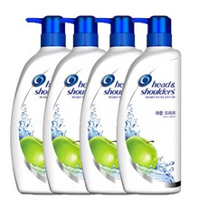 헤드앤숄더 애플 프레쉬 샴푸 사과향, 850ml, 4개