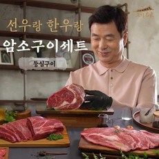 선우랑한우랑 등심만 암소구이세트(등심 11팩) 1.65kg, 1