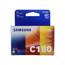 삼성 INK-M180 C180 잉크 SL-J1660 J1663 J1665 J1770FW, 컬러(INK-C180)