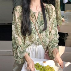 대박난박양 벨로체 시스루 블라우스