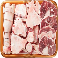 여름몸보신 복날음식 대끼리한우 한우선물세트 1+등급 한우소꼬리세트 곰거리세트 거래처선물 임원선물, 몸보신용세트6kg(가정용)/(우족+잡뼈+사골+통사태)