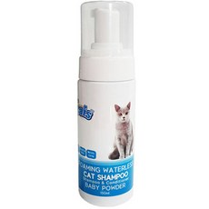 더캣츠 고양이 거품샴푸 베이비파우더향, 150ml, 1개