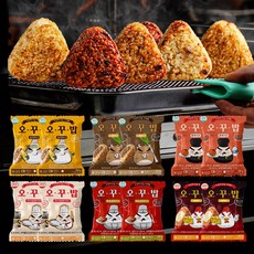 오꾸밥 오븐에 구운 주먹밥 소불2개+참치2개+불닭2개+로제2개+김치2개+까치2개, 1세트